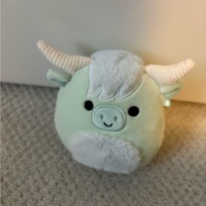 Squishmallow goat longhorn green Easter iver 5” Bnwt